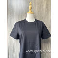 Pure cotton men's solid color round neck t-shirt